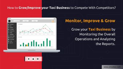 How to Grow/Improve your Taxi Business to Compete With Competitors?
#Tip 8 - Monitor, Improve & Grow
Taxi APP helps you to come up with a plan to grow your taxi business by monitoring the overall operations and analyzing the reports.
#Smart #...