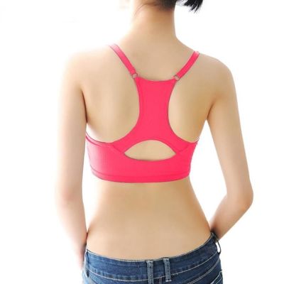 New Arrival Women Yoga Fitness Stretch Workout Tank Top - Seamless Racerback Padded Sports Bra Activing M7X15 $9.99