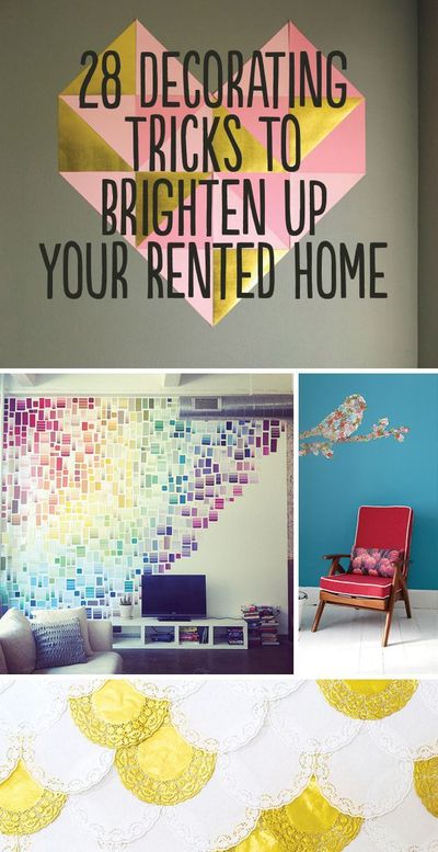 So, you want to fix up that gross apartment or dorm you're subletting this summer, but don't want to lose your deposit? Here are some easy ways to brighten up y