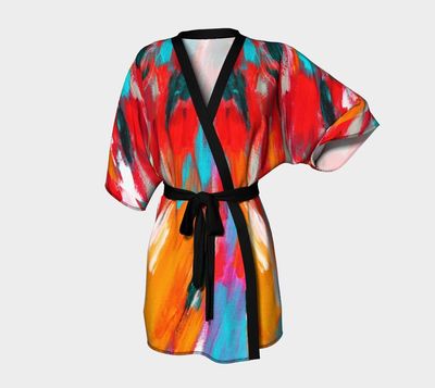 Pascal colour Kimono Robe / Silk Kimono / Japanese Kimono women / Japanese Kimono Robe / Kimono Dress / Vintage Kimono Robe / Kimono Gown $89.00
