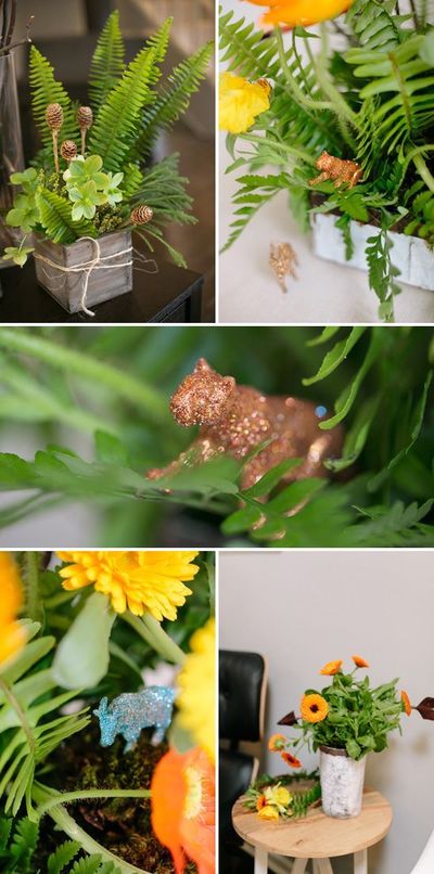 A Modern, Woodland Themed Baby Shower