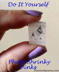 DIY PHOTO Shrinky Dinks! Awesome!