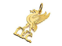 9ct Gold Liverpool Liver Bird Pendant - 102257 A larger 30mm pendant - select a chain or your choice from our extensive range, presented in an official Liverpool FC crest gold embossed red gift box. Officially licensed product. http://www.comparestorepric...