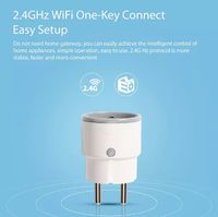 Bakeey 10A Smart WIFI Socket Remote Control Switch EU Plug Adapter Compatible with Tuya Smart Life APP Google Assistant Amazon Alexa IFTTT