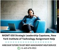 Are you studying in USA and facing difficulty to complete assignments? Looking for MGMT 650 Strategic Leadership Capstone, New York Institute of Technology Assignment Help Service, then Order Now on WhatsApp: +1-415-670-9521!!

#MGMT650 #StrategicLeader...