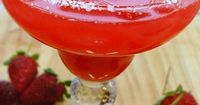 Sipping Saturday I set aside a few strawberries from my trip to Poteet, Texas to share with you one of my favorite margaritas. Truthfully I love them all, but y