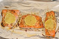 Lemon Parmesan Salmon {Recipe}