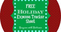 FREE Holiday Expense Tracker Sheet! (Excel Format)