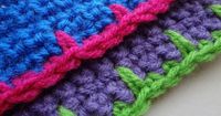 Crocheted blanket edging is beautiful yet simple and can serve three purposes. It can straighten out an uneven edge, it can strengthen an edge, and it can add beauty and interest if you need to add a little something extra.