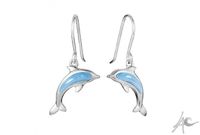 Dolphin Hanging Earrings (21x17 mm) - Larimar

Price: $83.99